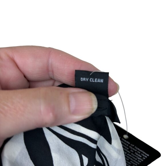 Alfani blouse, size 14, silk, ruffle, party, colorful, business, floral, NWT - Picture 11 of 12